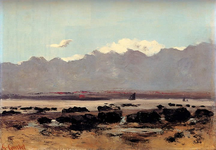 Gustave Courbet Seascape Near Trouville